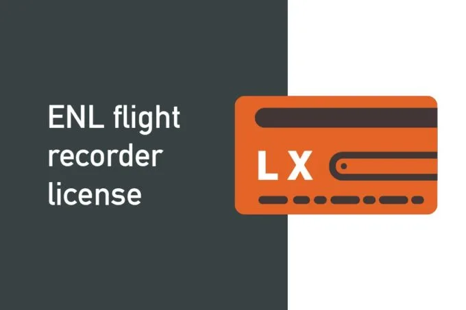 ENL Flight Recorder Licence