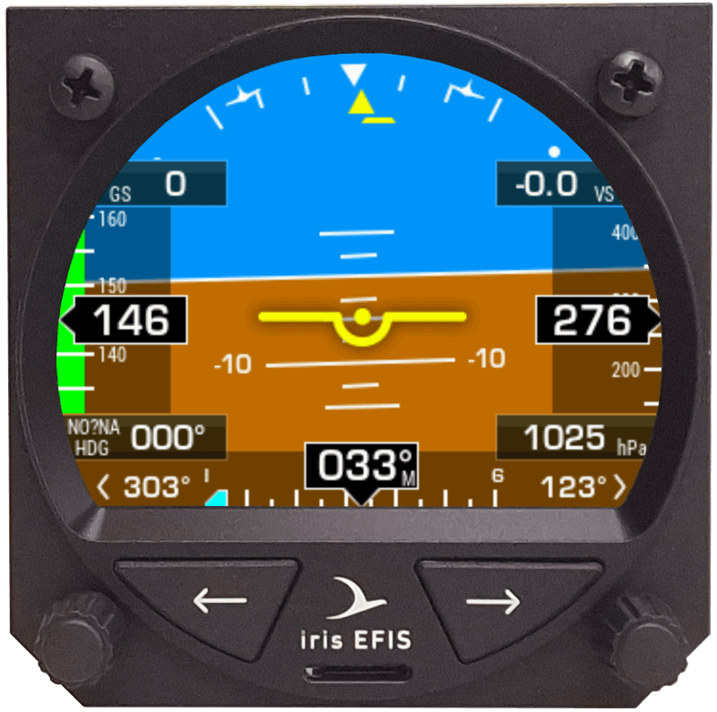 iris EFIS PFD page