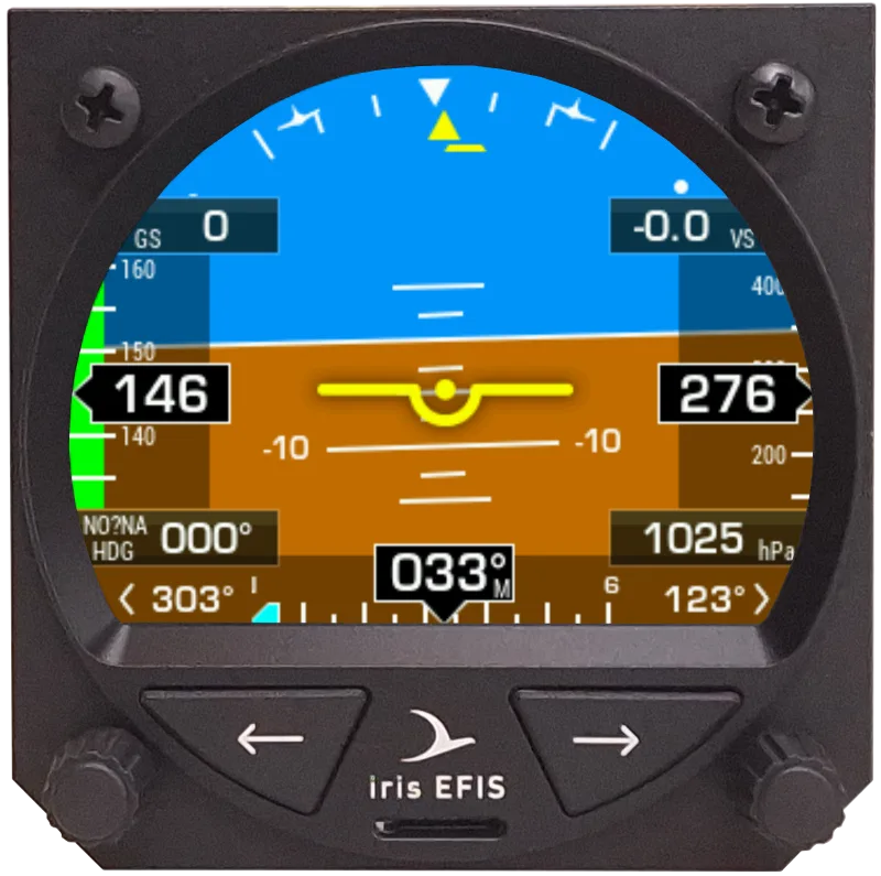 iris EFIS PFD page