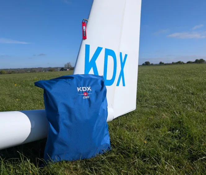 Premium Parachute Bag - Blue (next to Glider)